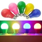 SMD 2835 Lamparas Flashlight E27 B22 Base LED Bulb Colorful Light A60 Lamp