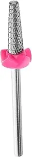 Healvian Grinding Head Tool Nails Cuticle Cleaners Nail Salon Nail Manicure Gel Nail Bit Kits Remover Bit Cuticle Drill Bits Home Nail Bit Nail Drill Tips Cuticle Bit Pink Tungsten Steel