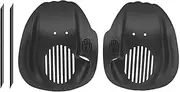 rockible 2 Pieces Swimming Hand Paddles, Webbed Finger Flippers, Flat Paddles, Gear Swim Paddle Gloves for Aquatic Fitness,Adults Kids