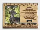 ITALIAN GREYHOUND Dog Profile Laser Engraved Wood Picture Frame Magnet