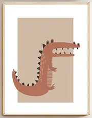 [Namly Design] Poster – Nordic Kids Bedroom / Alligator