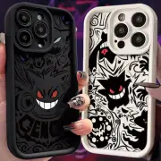Pokemon Gengar Phone Case for iPhone 15 14 13 12 Mini 11 Pro Max XS X XR 8 7 6S
