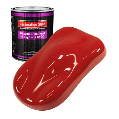 Restoration Shop Jalapeno Bright Red Acrylic Urethane Gallon Only Auto Paint