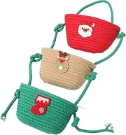 Wall Storage Basket Decorative Hanging Nursery Baskets Back of The Door Organizer Hanging Fruit Basket Boho Wall Basket Decor Play Kitchen Storage Woven Storage Bag Hanging Baskets