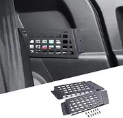 LLKUANG Rear Seat Side Storage Panel Storage Box Accessories Fit for Toyot@ FJ Cruiser 2007-2021 SUV Aluminum Alloy Rear Storage Tray Organizer Storage Panel,2PCS