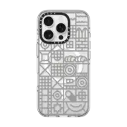 iPhone 16 Pro Clear Case MagSafe Compatible FRAME GRAY