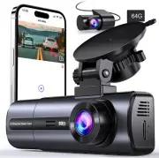 AZDOME M550 Max 4K 3 Channel Dash Cam, Dual STARVIS Sensors, 4K+2.5K+1080P Front