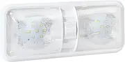 Light 12V LED Lights Ceiling Double Dome Light Fixture Interior Lighting Car, for RV Trailer Boat