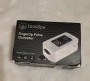 Finger Pulse Oximeter, Blood Oxygen Meter, Measures SpO2, Heart Rate, 100% New,
