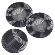 9.5" Bar Stool Cover, 3pcs Stool Cover for 12"-18" Chair, Blue White