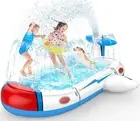 for Toddlers Splash Pad for Kids Ages 4-8 68 Inflatable 3 in 1 Swimming Pool for