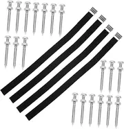 CIYODO Garden Lawn Aerator Nail Supply 34pcs Scarifier Shoe Accessories Aerator Shoes Pegs Lawn Soil Stake