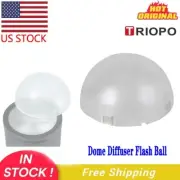 US TRIOPO Round Head Dome Diffuser Flash Ball Fr Godox AD100 V1ProV100 Speedlite