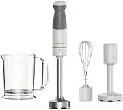 Kenwood Triblade XL Hand Blender HBM40006WH, Blending Wand For Easy Food Preparation, Includes Dishwasher Safe Masher, Whisk and Easy Pour Beaker, 850W, White