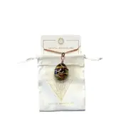 Infinity Loop Crystal Tumbled Collection Tiger Eye Pendant Copper Healing