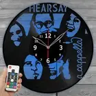LED Vinyl Clock Hearsay a Cappella Light Vinyl Record Wall Clock Decor Home 5437