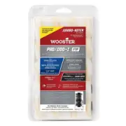 Wooster RR582-4 1/2 White Paint Roller Cover 4-1/2 W x 1/2 Nap in. (Pack of 4)