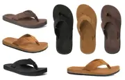 WHOLESALE LOT 24 Pairs New Men's Suede Beach Sandal Flip Flop 8-13-Kai Men