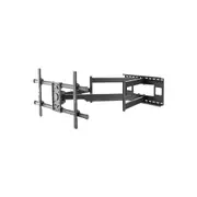 Goobay Wide Range TV Wall Mount Pro FULLMOTION (XL) for TVs from 43 to 90 inches (109 - 229 cm), max. 80 kg, extendable up to 104.5 cm, fully flexible: swivels and tilts