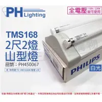 在飛比找蝦皮購物優惠-PHILIPS飛利浦 T5山形日光燈 14W*2 全電壓 8