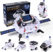 STEM Toys for Kids Ages 8-12, Solar Robot Science Kits Gifts for 8-14 Year Ol...