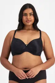 Berlei Lift & Shape T-Shirt Bra - Black, Size: 12 DD