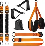 Pull-Up Bands -Sling Trainer for Full Body Training | Resistance Bands for Pull-Ups, Abs, Arms and Back | Multifunctional Gym Training Device by p