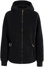 [TRESPASS] Womens/Ladies Reel Leather Fleece Jacket