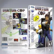Sega Saturn Custom Case - NO GAME - Virtua Cop