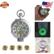 Mechanical Pocket Watch with Tourbillon Phases - 3ATM Waterproof & Gift Box