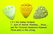 Dunlop Teck Pick, 3 pick pack, TECH PICK, Metal Guitar Pick, Guitar Picks, PICKS