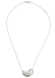 Agmes Heart Small Sterling Silver Necklace - One Size One Size