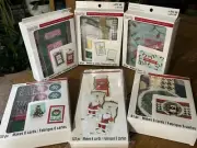Recollections Christmas Holiday Card Making Kit, 6 Kit Selection, 6 Cards, NIB