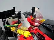 Aluminum Rear Shock Suspension Mount 1/10 RC Tamiya Mud Blackfoot Monster Beetle