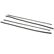 1967-68 Ford Mustang; Fastback; Windowfelt Belt Line Weatherstrip Set; 4 Piece