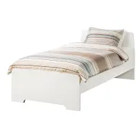 在飛比找蝦皮購物優惠-IKEA Askvoll 單人床床架 白色 不含床墊（已售出