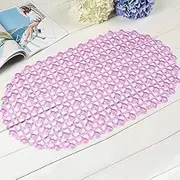Tomeco New Bathroom Tub Non-Slip Bath Floor Bubble Shower Tub Mat Plastic Rubber PVC 4 Color 37*67cm - (Color: 2)