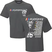 Checkered Flag Sports NASCAR Playoff T-Shirt 2-Spot Short Sleeve Automotive Racing Apparel