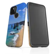 For Google Pixel 4a 5G Case Armour Protective Cover Famous Rocks