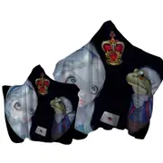 Alice and the Frog Footman Towel with Hood