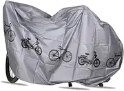 200x110 Waterproof Bike Bicycle Cover for Outdoor Storage Outdoor UV Guardian MTB Bike Case for Mountain, Road Bikes/Bicycle -Grey