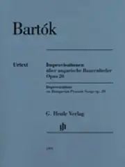 Bartok Improvisations on Hungarian Peasant Songs - Op. 20 Piano Book 051481405
