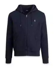 NWT Polo Ralph Lauren Big &Tall Double Knit Zip Up Track Jacket 3XB Navy Blue