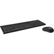 Verbatim Keyboard & Mouse - USB Wireless RF 2.40 GHz Keyboard - 104 Key - Keyboard/Keypad Color: Black - USB Wireless RF Mouse - Optical - 1600 dpi -