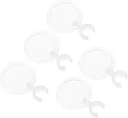 5Pcs Professional Diamond Art Magnifying Glass Folding Penholder Magnifiers for Embroidery Painting Screen Magnification Detail Observation