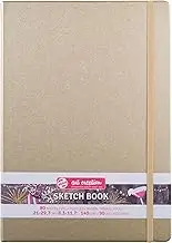 Talens Art Creation Sketchbook 80 Sheets, 21 cm x 30 cm Size, White Gold