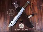 Supernatural Knife: Handmade Carbon Steel Dean's Machete Real Functional Replica