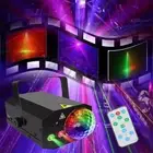 16in1 RGB LED Laser Stage Light Lighting Pattern Projector Party Magic Ball Lamp