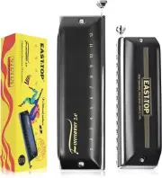 Updated FORERUNNER 2.0 without valves Chromatic Harmonica 12Hole Mouth Organ US