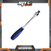 SP Tools 1/4 inch Drive Flex Handle Wrench 145mm - Soft Grip Hinged Joint Head